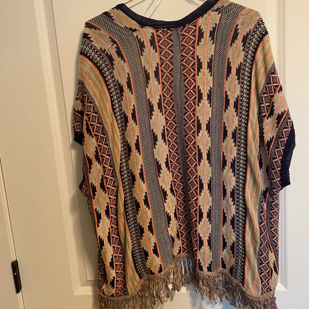Patterned Open-front cardigan - Picture 2 of 3